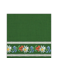 Servietten 25x25 cm - Bavarian Flowers Green