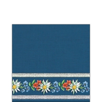 Servietten 25x25 cm - Bavarian Flowers Blue