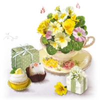 Servietten 25x25 cm - Tea Surprise
