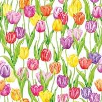 Servietten 25x25 cm - Magic Tulips