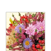 Servietten 25x25 cm - Autumn Flowers