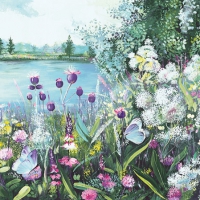 Servietten 25x25 cm - Lake View