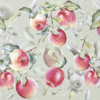 Servietten 25x25 cm - Fresh Apples Green