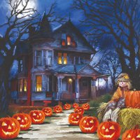 Servietten 33x33 cm - Spooky