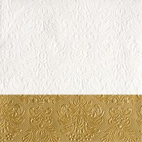 Servietten 33x33 cm - Elegance Dip Gold