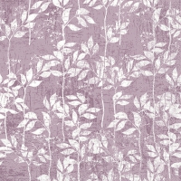 Servietten 33x33 cm - Leaves Pattern Lilac