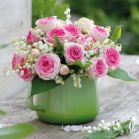 Servietten 33x33 cm - Mini Eden