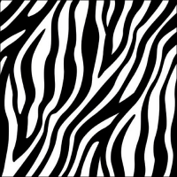 Servietten 33x33 cm - Zebra Stripes Black