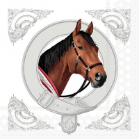 Servietten 33x33 cm - Classic Horse