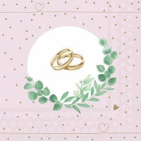 Servietten 33x33 cm - Wedding Branch Lilac