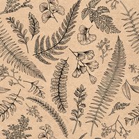 Servietten 33x33 cm - Recycled Leaves And Herbs