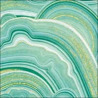 Servietten 33x33 cm - Quartz Green