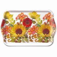 Tablett - Sunny Flowers Cream Tablett - Sunny Flowers Cream