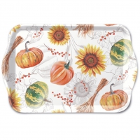 Tablett - Pumpkins & Sunflowers