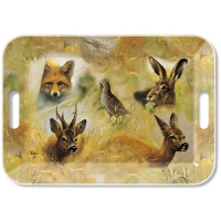 Tablett - Wild Animals Collage