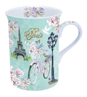 Porzellan-Tasse - Bike In Paris