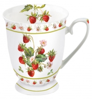 Porzellan-Tasse - Fresh Strawberries