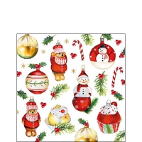 Servietten 25x25 cm - Hanging Ornaments