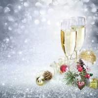 Servietten 33x33 cm - New Year´s Eve