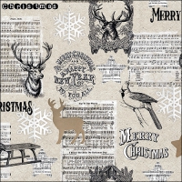 Servietten 33x33 cm - Joy The World