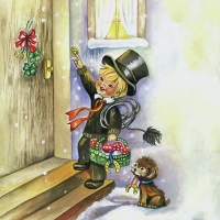 Servietten 33x33 cm - Chimney Sweep