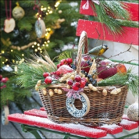 Servietten 33x33 cm - Basket On Chair