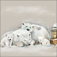 Servietten 33x33 cm - Icebears