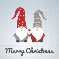 Servietten 33x33 cm - Side By Side