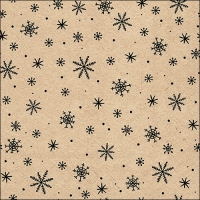 Servietten 33x33 cm - Recycled Crystals Nature