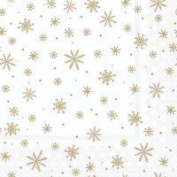 Servietten 33x33 cm - Crystals All Over Gold