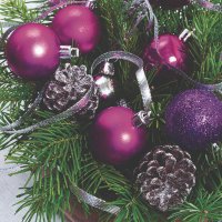 Servietten 33x33 cm - Advent With Cone