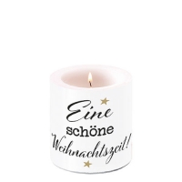 Dekorkerze klein - Weihnachtszeit