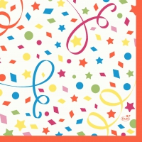 Zelltuch Servietten 33x33 cm - Confetti Zelltuch Servietten 33x33 cm - Confetti