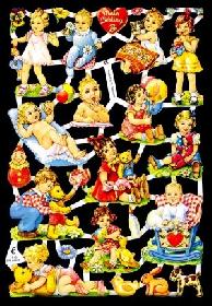 Glanzbilder - Kinder im Urlaub