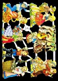 Glanzbilder - Kinder  50er Jahre