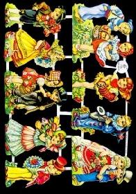 Glanzbilder - Kinder  50er Jahre