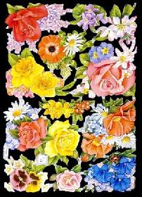 Glanzbilder - greller Rosenbogen