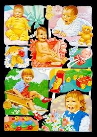 Glanzbilder - Geschwisterpaar