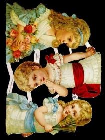 Glanzbilder - 3 Kinder