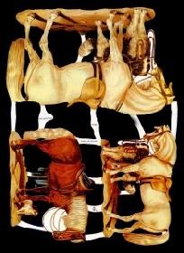 Glanzbilder - 3 Pferde