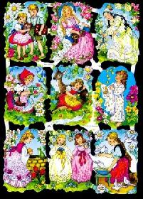 Glanzbilder - 8 Märchen Mix