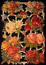 Glanzbilder mit Silber-Glimmer - verschiedene Rosen