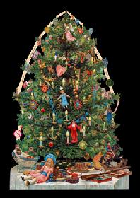 Glanzbilder - Weihnachtsbaum,Jugendtr.