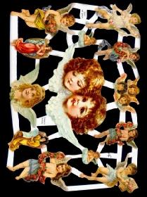 Glanzbilder - verschiedene Engel