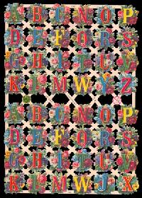 Glanzbilder - Buchstaben