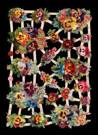 Glanzbilder - Stiefmütterchen Glanzbilder - Stiefmütterchen