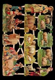 Glanzbilder - Schafe