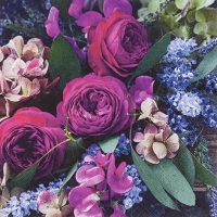 Servietten 33x33 cm - Rich Flowers