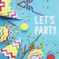 Servietten 33x33 cm - Let`s Party
