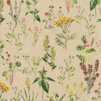 Servietten 33x33 cm - Herbal Meadow